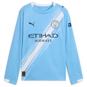 Maillot Manchester City Domicile Manches Longues 2025/2026 – Image 2