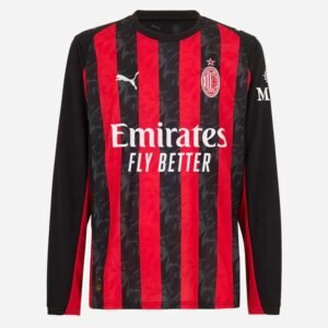 Maillot AC Milan Domicile Manches Longues 2025/2026 – Image 2