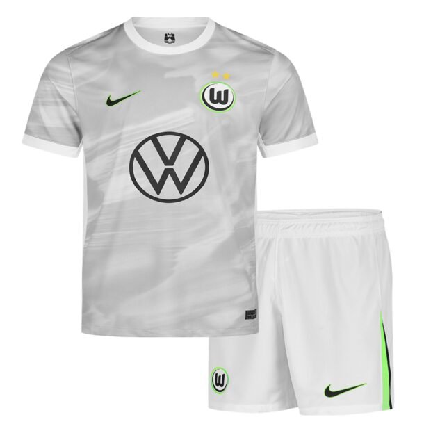 Maillot Wolfsburg Extérieur Enfant 2025/2026 Maillot Wolfsburg Extérieur Enfant 2025/2026