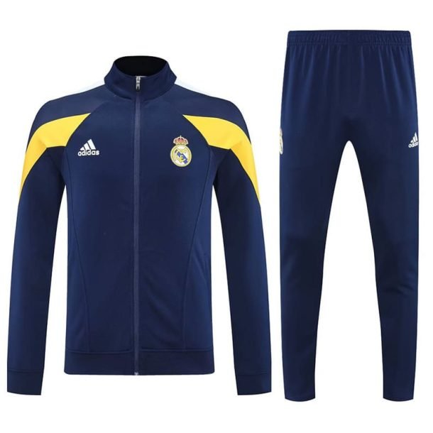 Survêtement Real Madrid 2025/26 bleu jaune