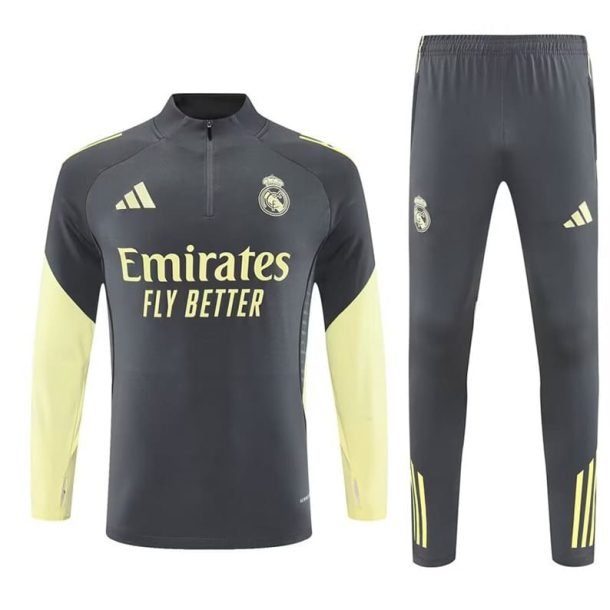 Survêtement Real Madrid 2025/26 gris jaune