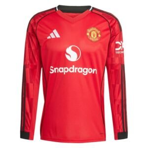 Maillot Manchester United Domicile Manches Longues 2025/2026 – Image 2