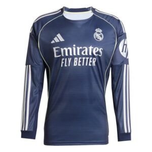 Maillot Real Madrid Extérieur Manches Longues 2025-2026 – Image 2