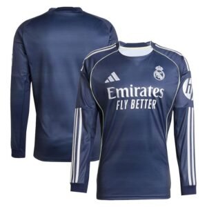 Maillot Real Madrid Extérieur Manches Longues 2025-2026