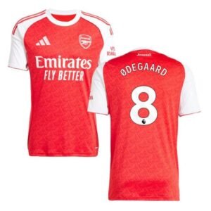 Maillot Arsenal Odegaard Domicile 2025-2026