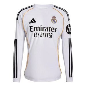 Maillot Real Madrid Domicile Manches Longues 2025/2026 – Image 2