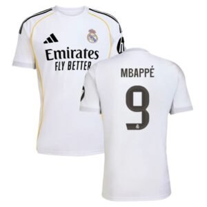 Maillot Real Madrid Mbappe Domicile 2025-2026