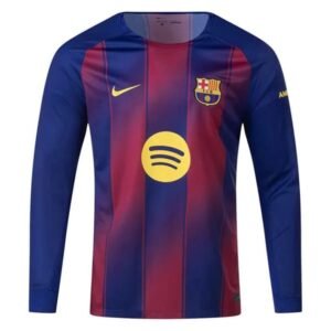 Maillot Barcelone Domicile Manches Longues 2025/2026