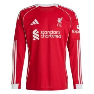 Maillot Liverpool Domicile Manches Longues 2025/2026 – Image 2