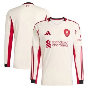 Maillot Liverpool Extérieur Manches Longues 2025/2026