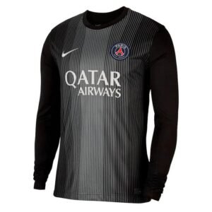 Maillot PSG Domicile Manches Longues 2025/26 Noir Gris – Image 2