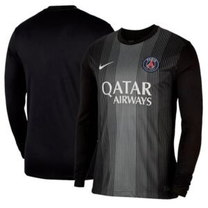 Maillot PSG Domicile Manches Longues 2025/26 Noir Gris