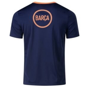 Maillot Barcelone Pré-Match 2025/26 Bleu Orange – Image 3