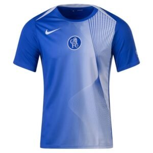 Maillot Chelsea Pré-Match 2025/2026 Bleu Blanc – Image 2