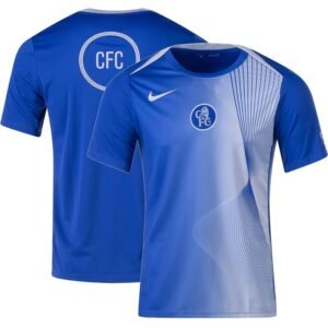 Maillot Chelsea Pré-Match 2025/2026 Bleu Blanc