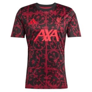 Maillot Liverpool Pré-Match 2025/26 Rouge Noir – Image 2