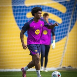 Maillot Training Barcelone 2025/26 Violet bleu – Image 4