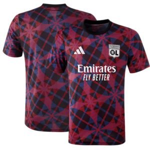 Maillot Training Lyon 2025/26 Rouge Bleu