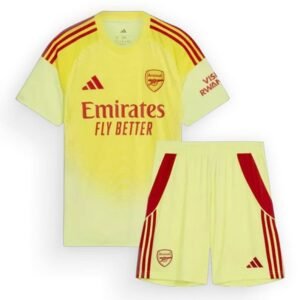 Maillot Arsenal Gardien Enfant 2025/2026 -Jaune