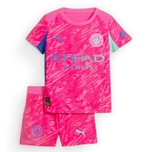 Maillot Manchester City Gardien Enfant 2025/2026 -Rose