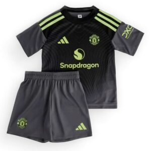 Maillot Manchester United Gardien Enfant 2025/2026 -Noir