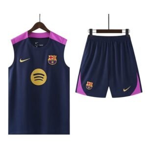 Ensemble Maillot Debardeur Barcelone 2025/26 Bleu Violet