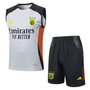 Ensemble Maillot Debardeur Benfica 25/26 Gris Rouge Noir