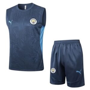 Ensemble Maillot Debardeur Manchester City Bleu 2025/2026