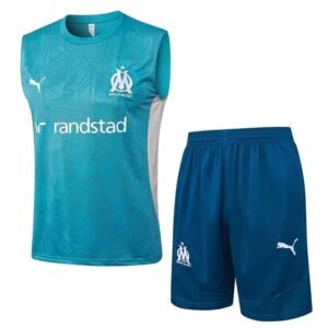 Ensemble Maillot Debardeur Marseille 2025/2026 Bleu