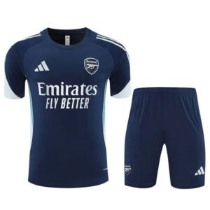 Ensemble Maillot Training Arsenal 2025/26 Bleu Blanc – Image 2