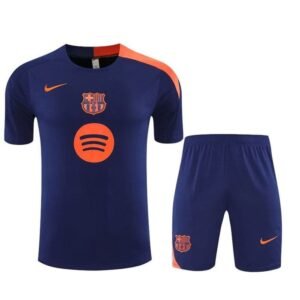 Ensemble Maillot Training Barcelone 2025/26 Bleu Orange – Image 2