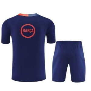 Ensemble Maillot Training Barcelone 2025/26 Bleu Orange – Image 3