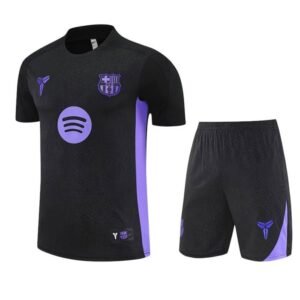 Ensemble Maillot Training Barcelone 2025/26 Noir Violet