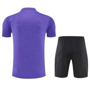 Ensemble Maillot Training Barcelone 2025/26 Violet Noir – Image 3
