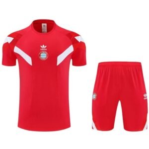 Ensemble Maillot Training Bayern Munich 2025/26 Rouge Blanc