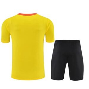 Ensemble Maillot Training Bresil 25/26 Jaune Orange Noir – Image 3