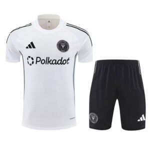 Ensemble Maillot Training Inter Miami 2025/26 Blanc Noir – Image 2