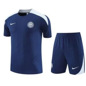 Ensemble Maillot Training Inter Milan 2025/26 Bleu Blanc