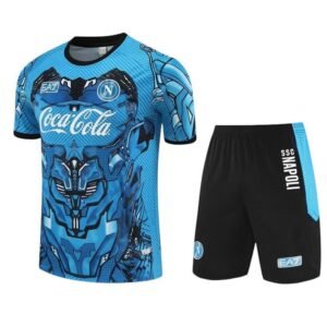 Ensemble Maillot Training Napoli 2025/26 Bleu Noir