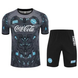 Ensemble Maillot Training Napoli 25/26 Gris Bleu Noir – Image 2