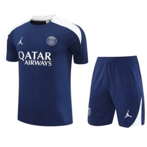 Ensemble Maillot Training PSG 2025/26 Bleu Blanc – Image 1