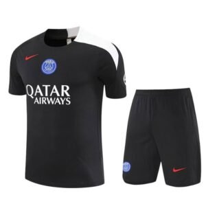 Ensemble Maillot Training PSG 2025/26 Noir Blanc