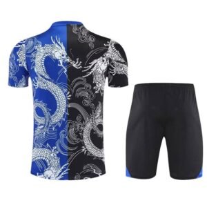 Ensemble Maillot Training Real Madrid 25/26 Noir Bleu Blanc – Image 3