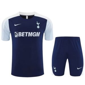 Ensemble Maillot Training Tottenham 2025/26 Bleu Blanc – Image 2