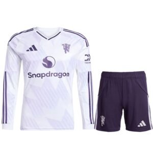 Maillot Manches Longues Manchester United Extérieur Enfant 2025/2026