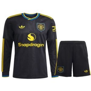 Maillot Manches Longues Manchester United Third Enfant 2025/2026