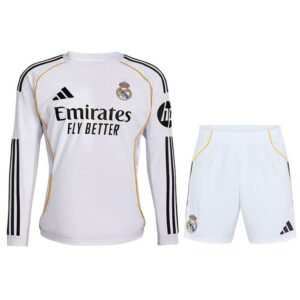 Maillot Manches Longues Real Madrid Domicile Enfant 2025/2026 – Image 1