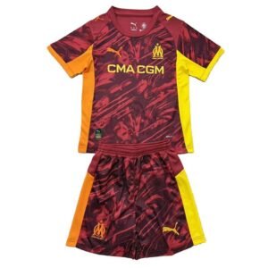 Maillot Marseille Gardien Enfant 2025/26 Rouge – Image 2