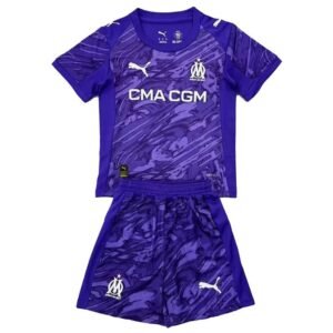 Maillot Marseille Gardien Enfant 2025/26 Violet Bleu – Image 2