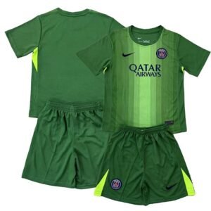 Maillot PSG Gardien Enfant 2025/2026 Vert – Image 1
